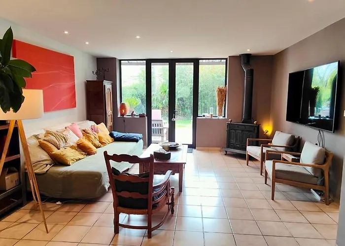 Confortable With Pool 公寓 罗克布伦河畔阿尔让